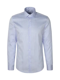 Seidensticker Herren Business Hemd - Shaped Fit in hellblau
