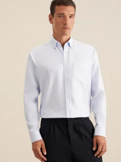 Seidensticker Herren Business Hemd - Regular Fit in hellblau