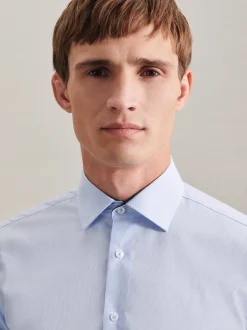 Seidensticker Herren Business Hemd - Slim Fit in hellblau