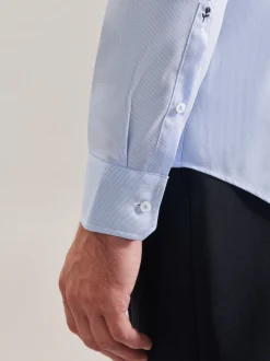 Seidensticker Herren Business Hemd - Slim Fit in hellblau