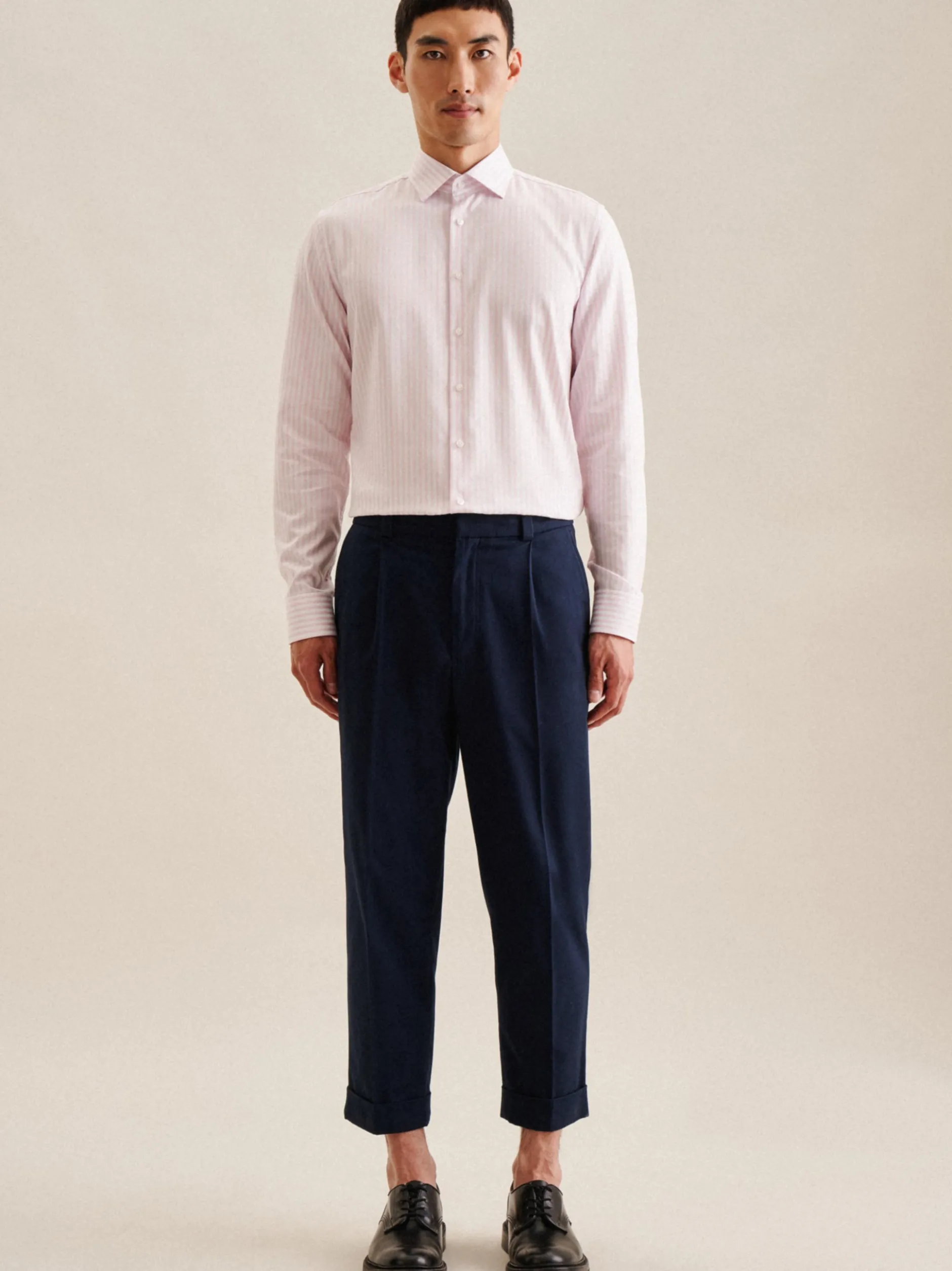 Seidensticker Herren Business Hemd - Slim Fit in rosa