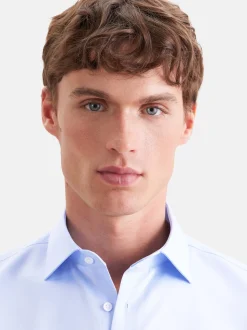 Seidensticker Herren Business Hemd - Shaped Fit in hellblau