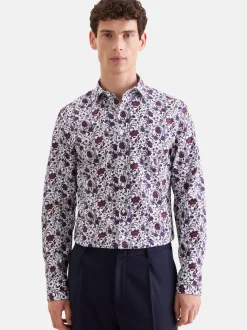 Seidensticker Herren Business Hemd - Slim Fit in rot