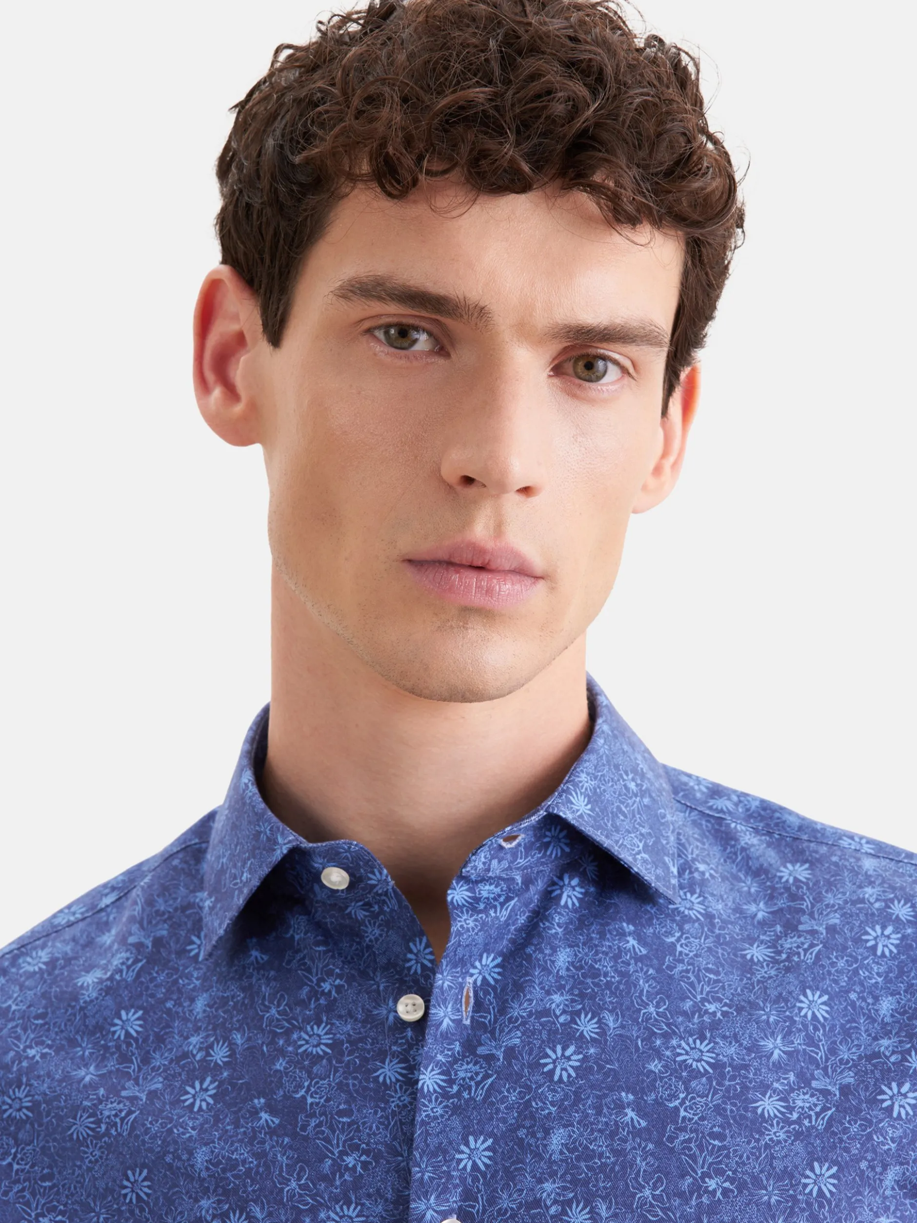 Seidensticker Herren Business Hemd - Shaped Fit in blau