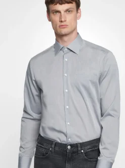 Seidensticker Herren Business Hemd - Regular Fit in grau