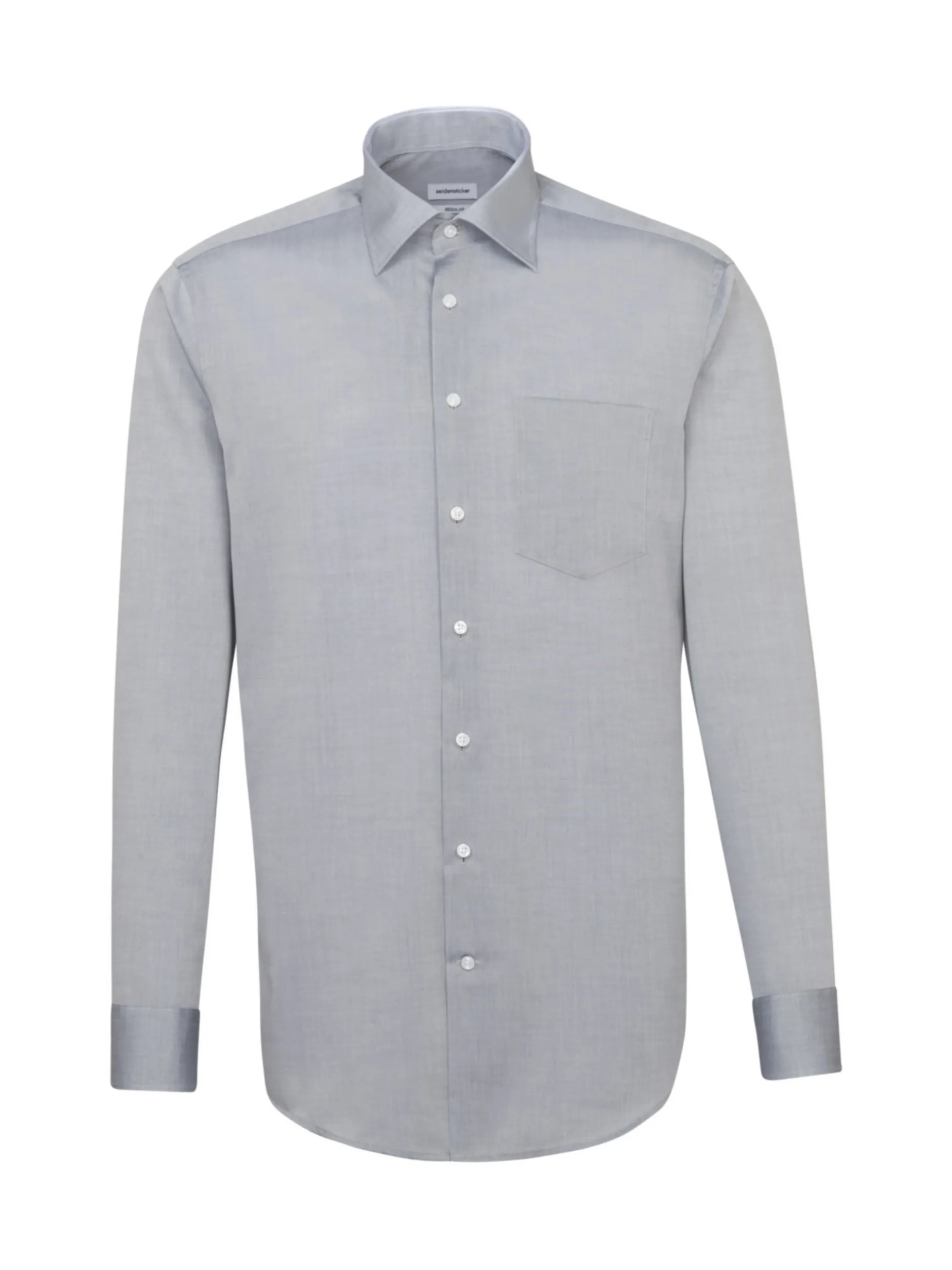 Seidensticker Herren Business Hemd - Regular Fit in grau
