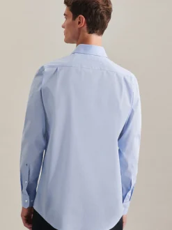 Seidensticker Herren Business Hemd - Regular Fit in hellblau