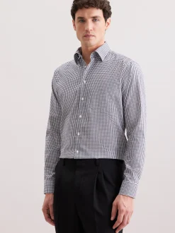 Seidensticker Herren Business Hemd - Regular Fit in blau