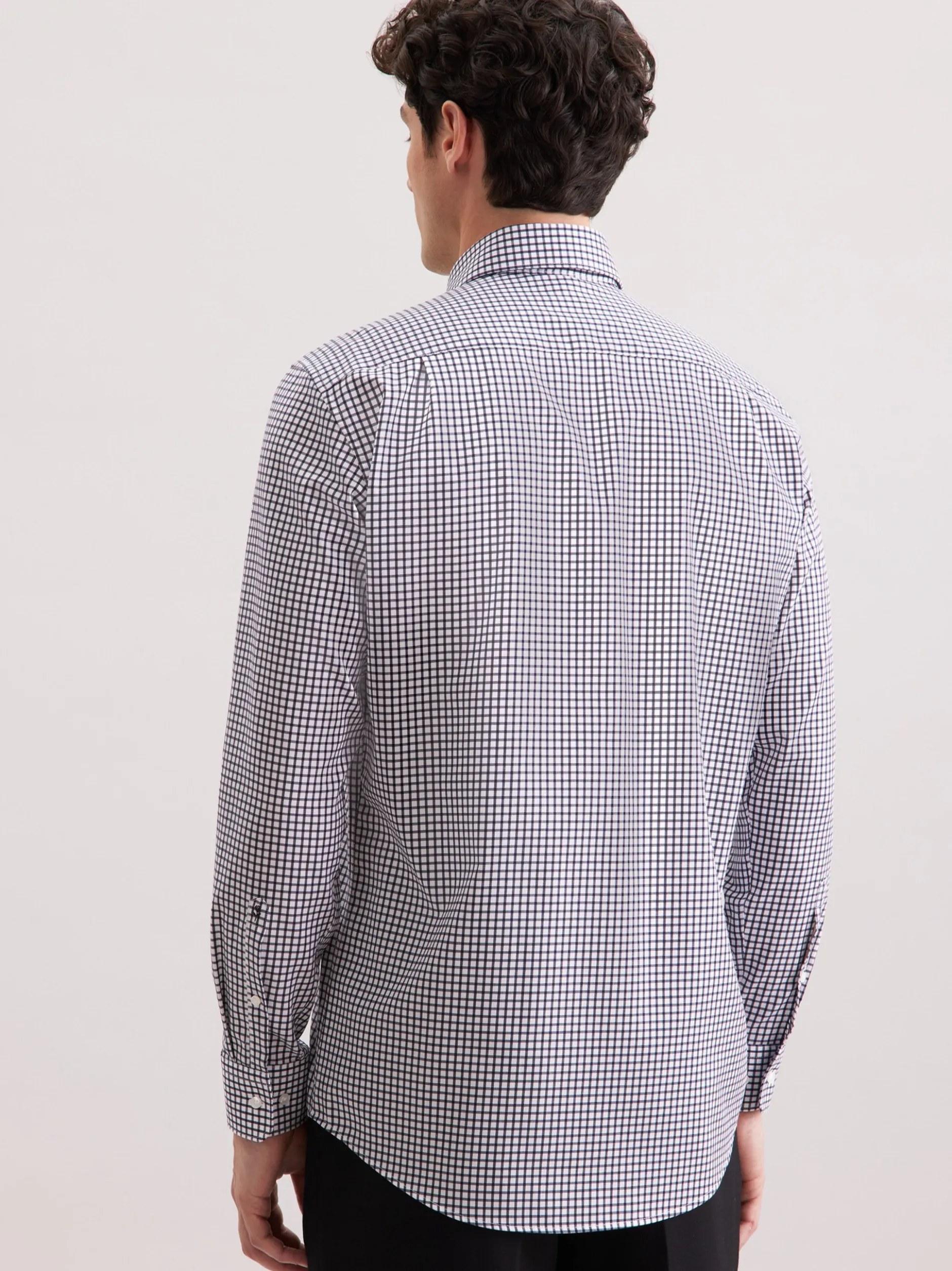 Seidensticker Herren Business Hemd - Regular Fit in blau