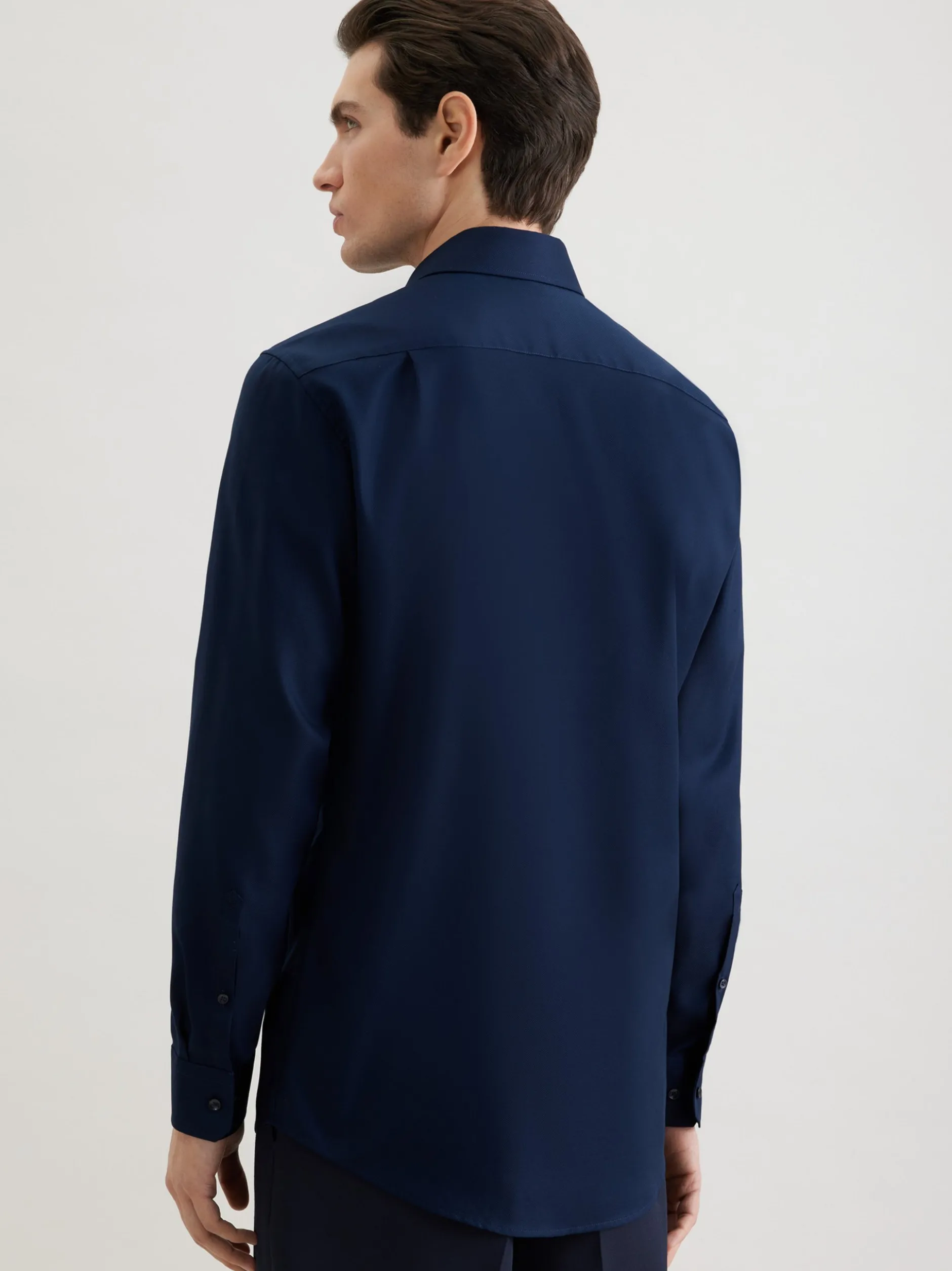 Seidensticker Herren Business Hemd - Regular Fit in blau