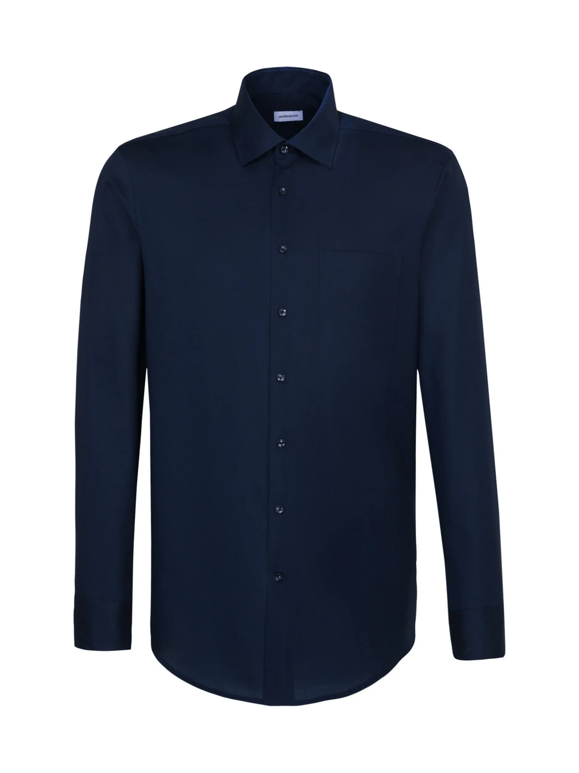 Seidensticker Herren Business Hemd - Regular Fit in blau