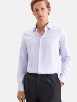 Seidensticker Herren Business Hemd - Shaped Fit in hellblau