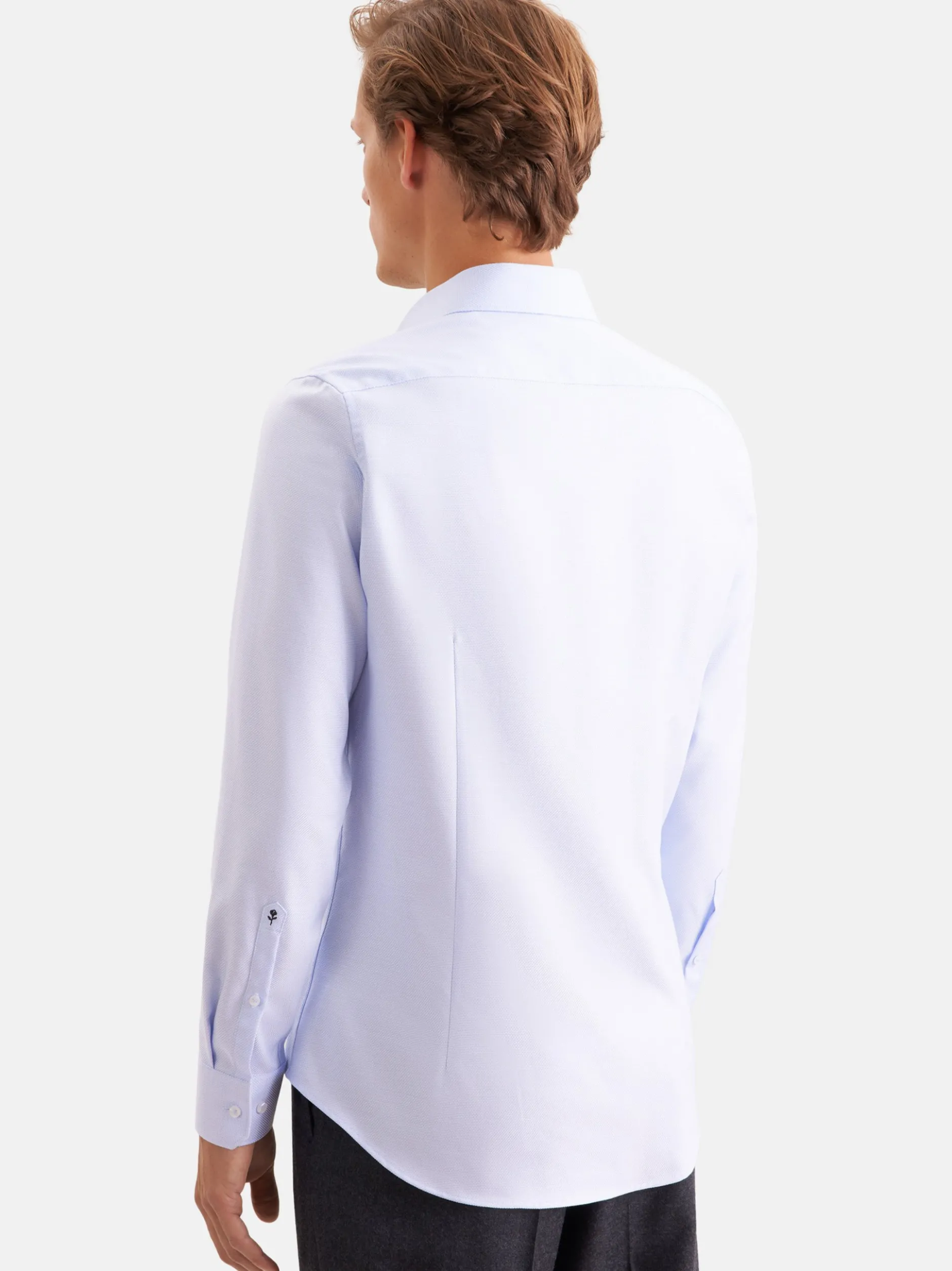Seidensticker Herren Business Hemd - Shaped Fit in hellblau