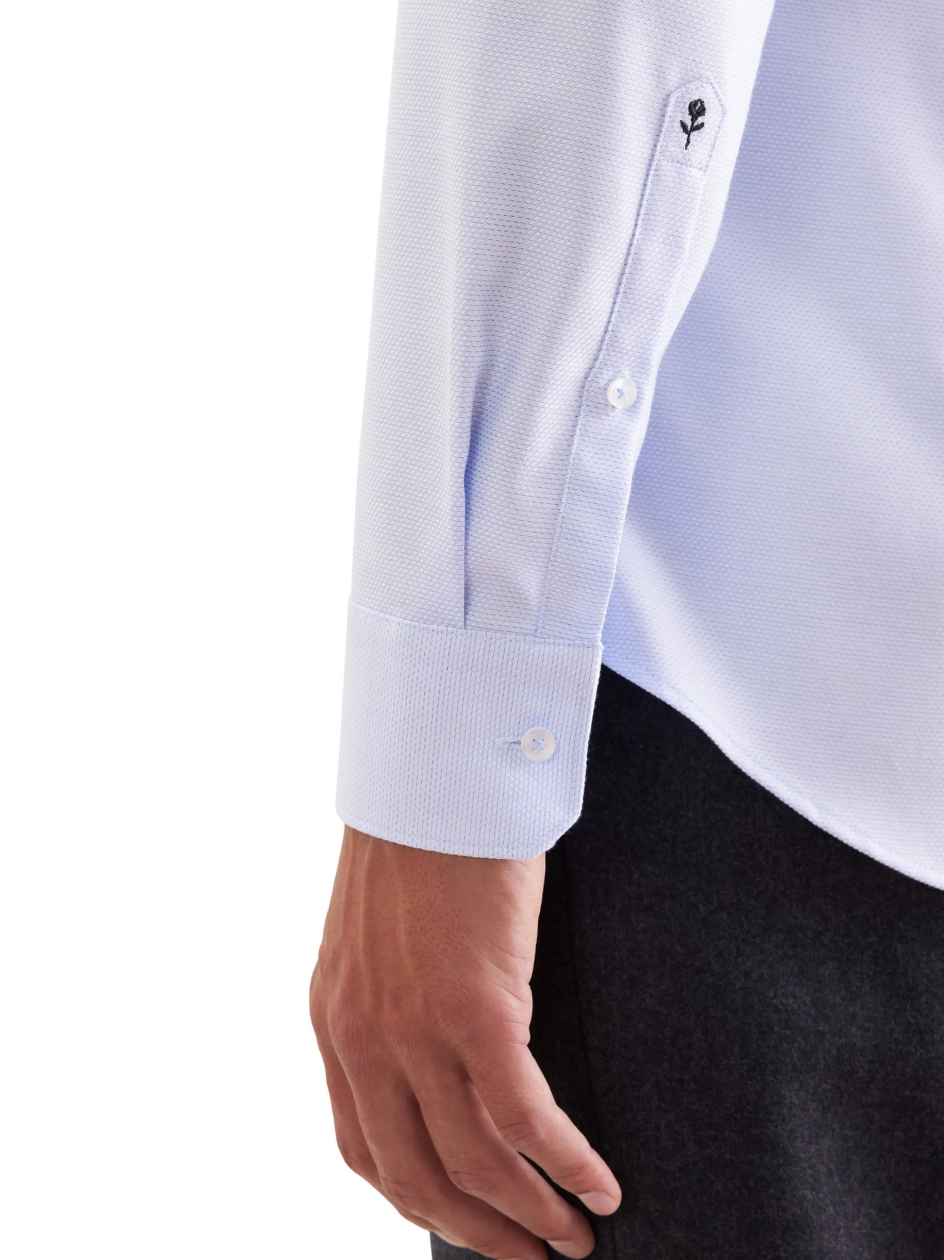 Seidensticker Herren Business Hemd - Shaped Fit in hellblau