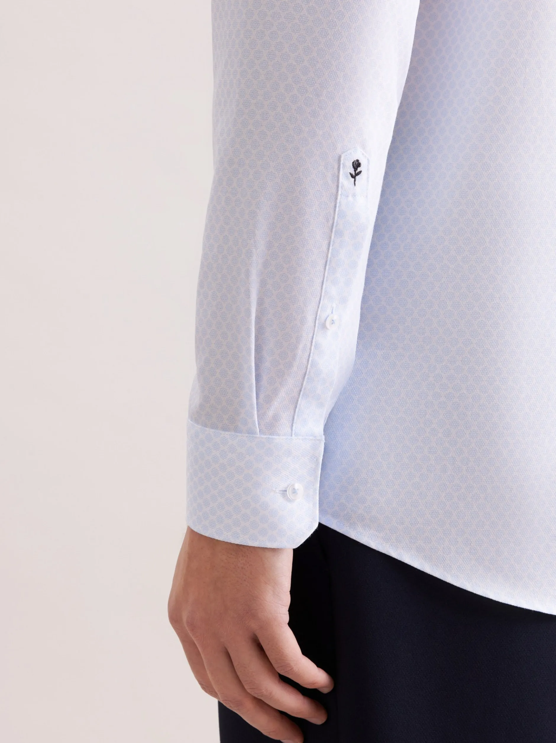 Seidensticker Herren Business Hemd - Comfort Fit in hellblau