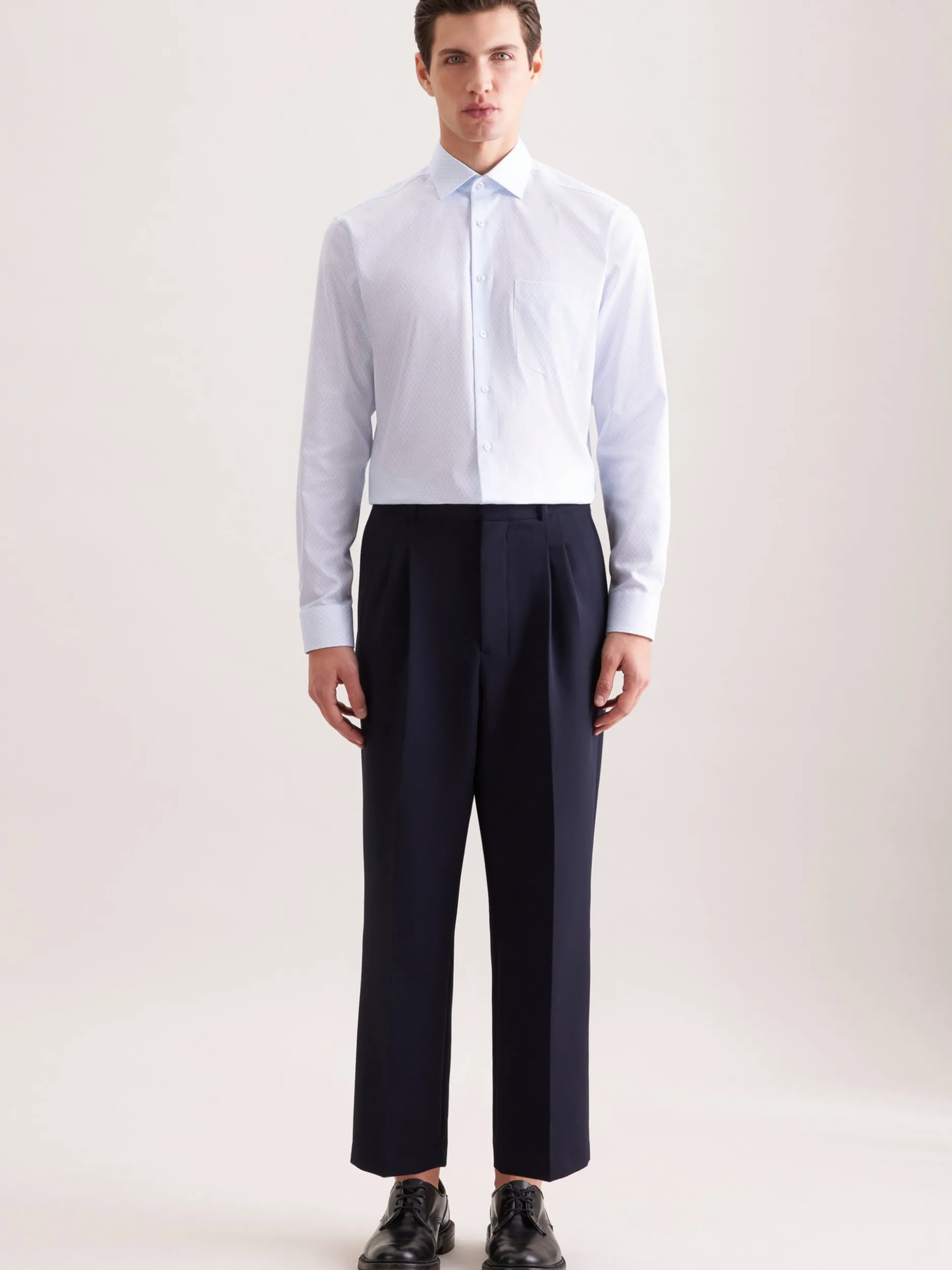 Seidensticker Herren Business Hemd - Comfort Fit in hellblau