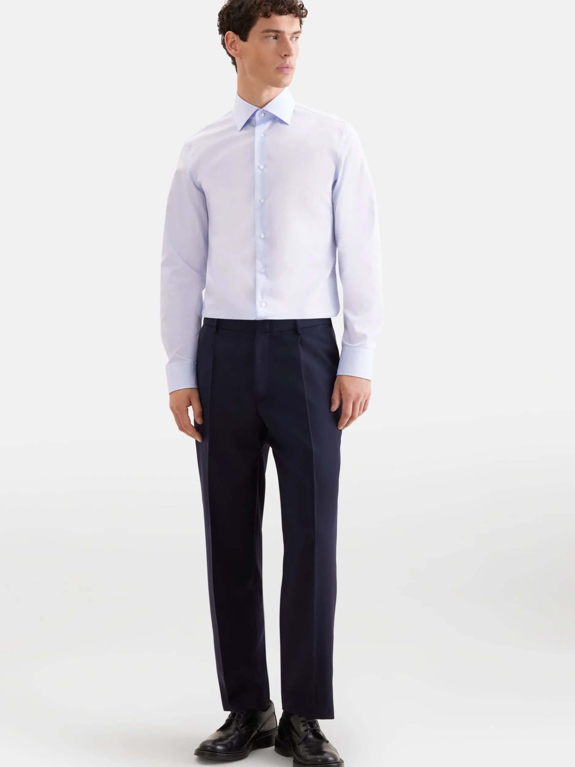 Seidensticker Herren Business Hemd - Slim Fit in hellblau