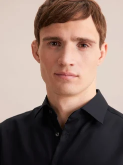Seidensticker Herren Business Hemd - Regular Fit in schwarz