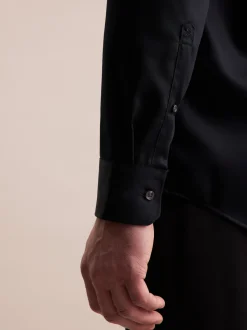 Seidensticker Herren Business Hemd - Regular Fit in schwarz
