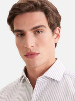 Seidensticker Herren Business Hemd - Regular Fit in braun