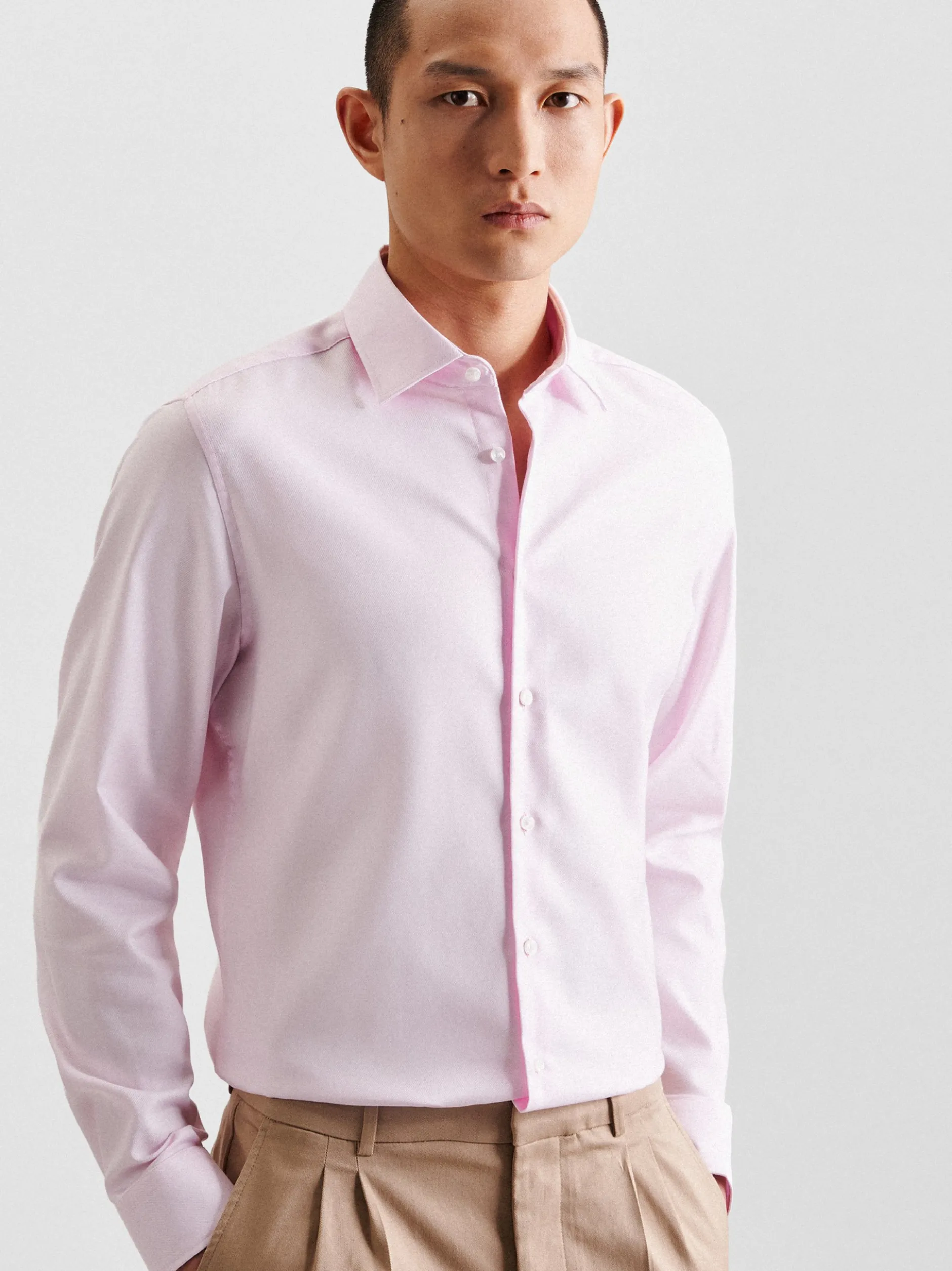 Seidensticker Herren Business Hemd - Slim Fit in rosa