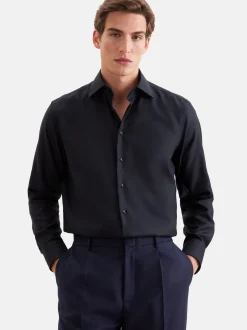 Seidensticker Herren Business Hemd - Regular Fit in schwarz
