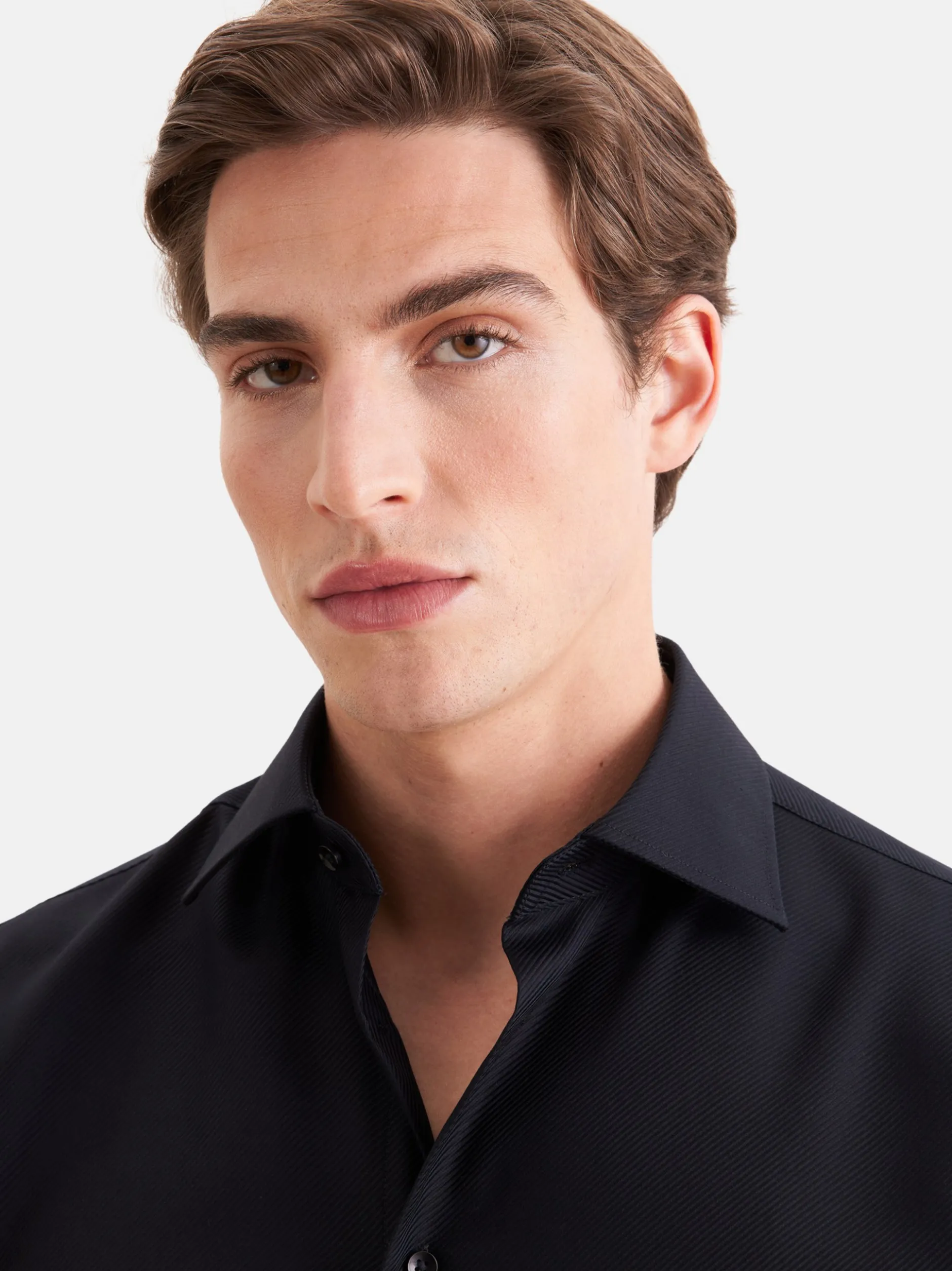 Seidensticker Herren Business Hemd - Regular Fit in schwarz