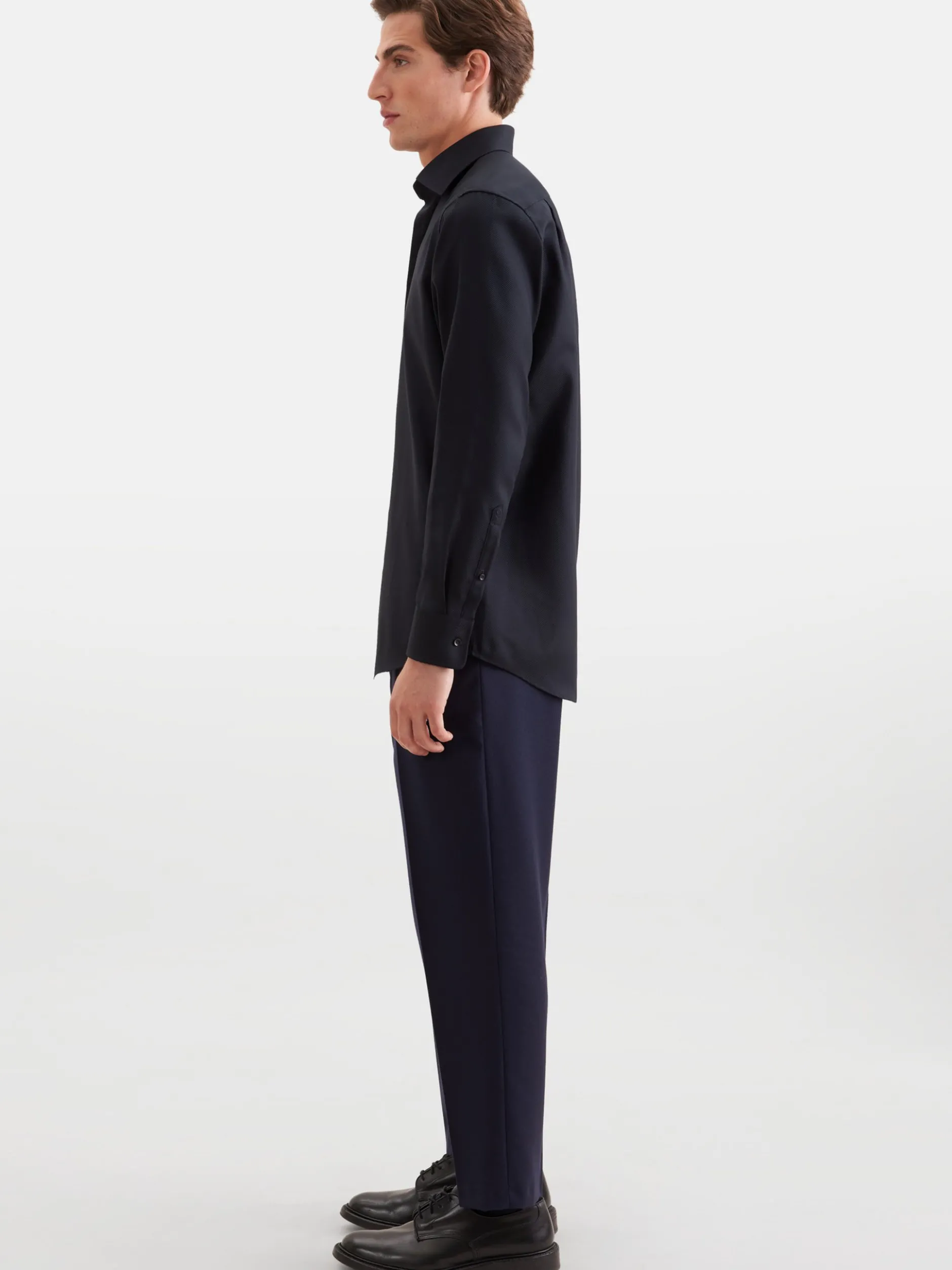 Seidensticker Herren Business Hemd - Regular Fit in schwarz