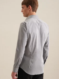 Seidensticker Herren Business Hemd - Slim Fit in grau