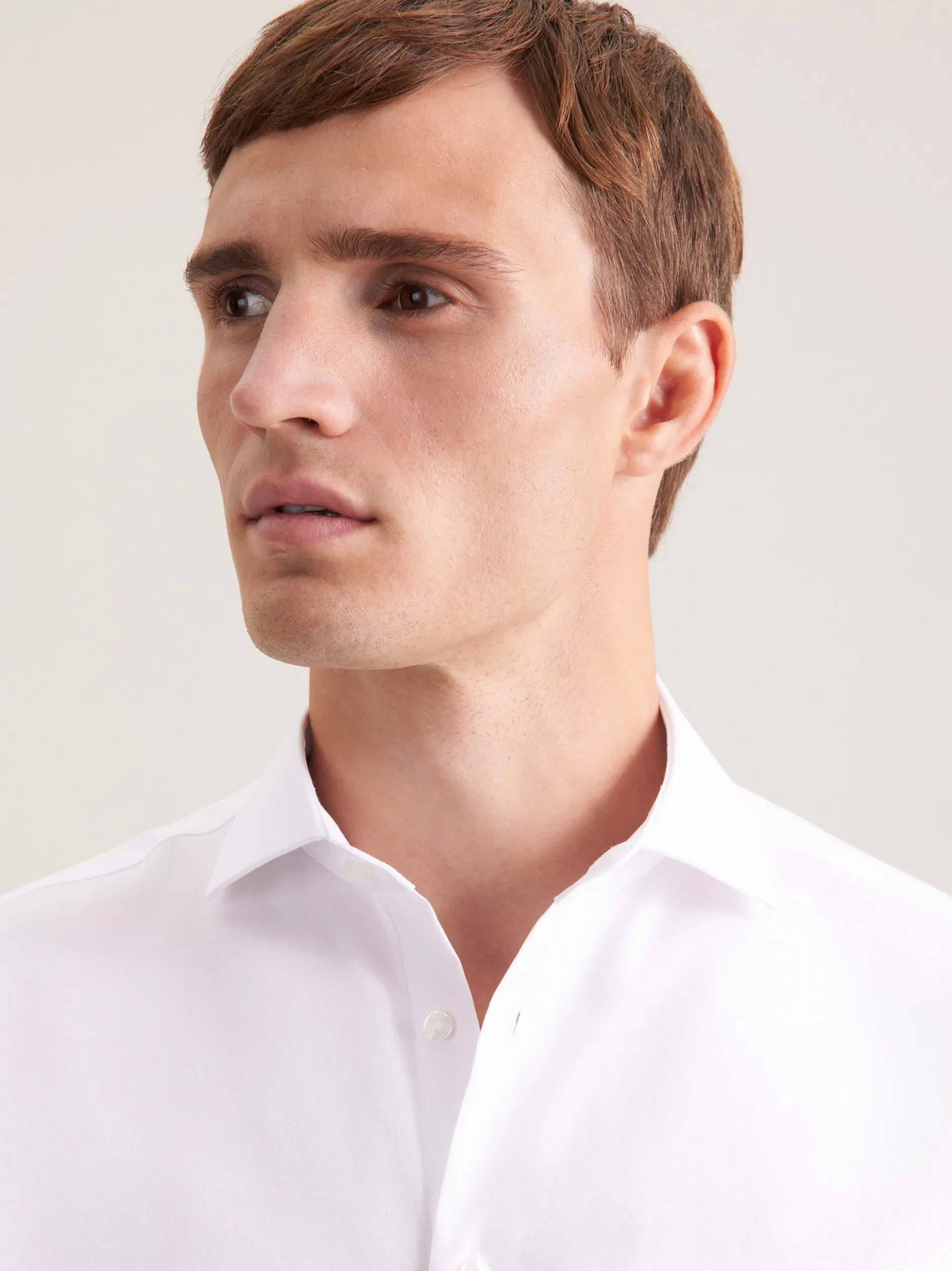 Seidensticker Herren Business Hemd - Regular Fit in weiß