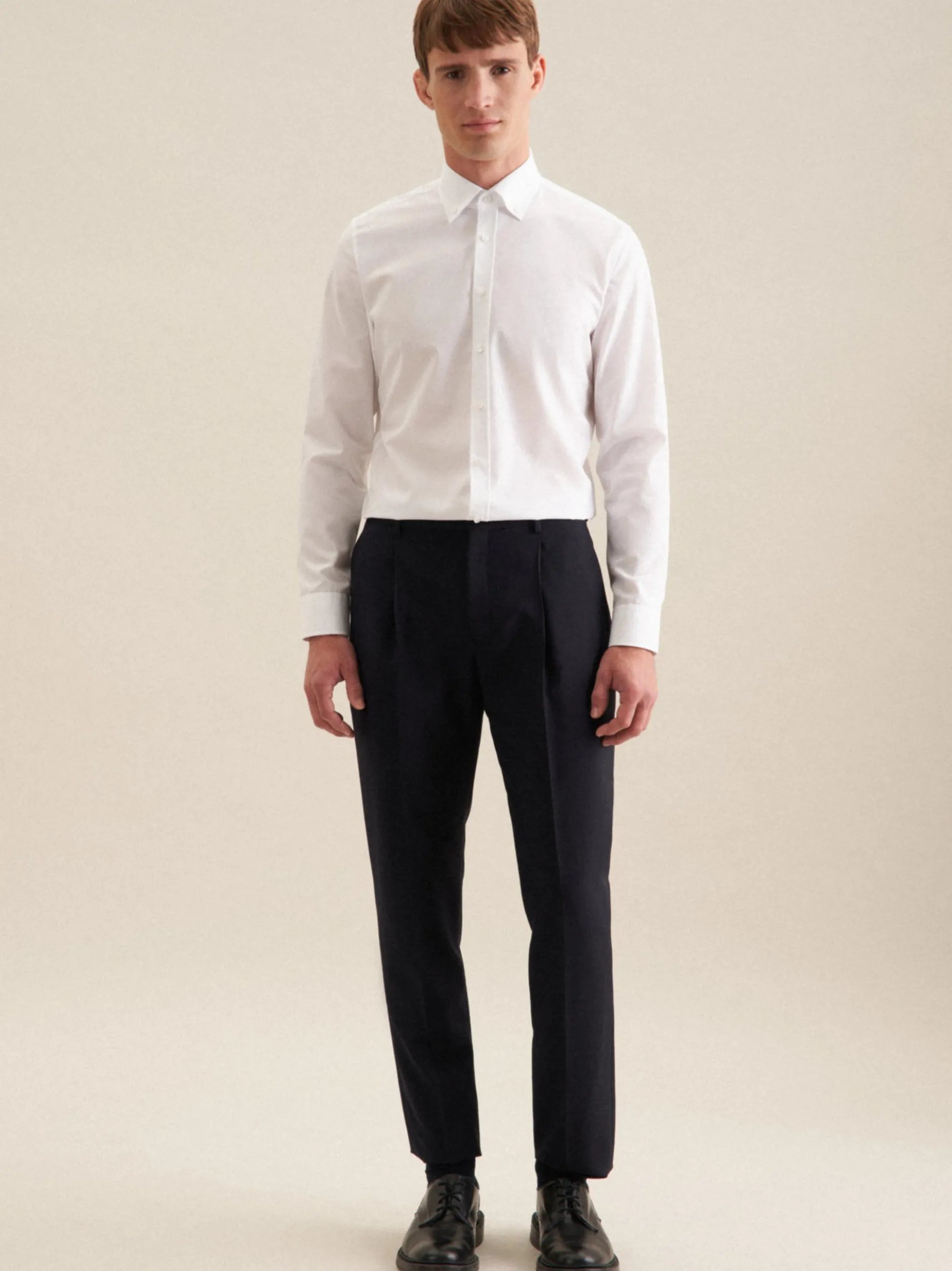 Seidensticker Herren Business Hemd - Slim Fit in weiß