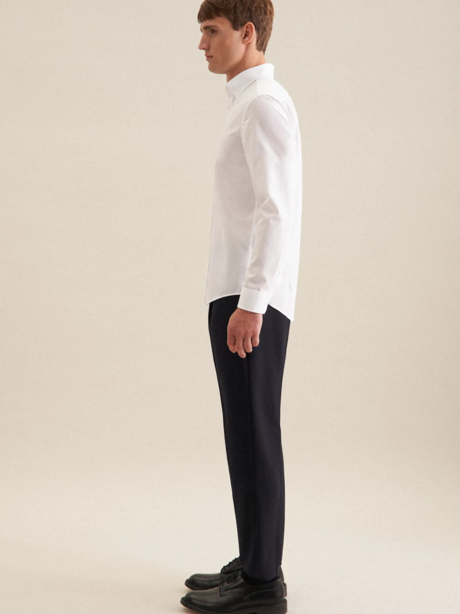 Seidensticker Herren Business Hemd - Slim Fit in weiß
