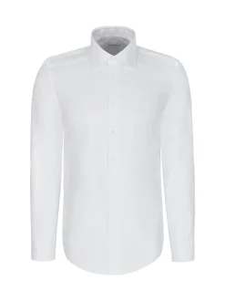 Seidensticker Herren Business Hemd - Slim Fit in weiß