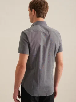 Seidensticker Herren Business Hemd - Slim Fit in grau