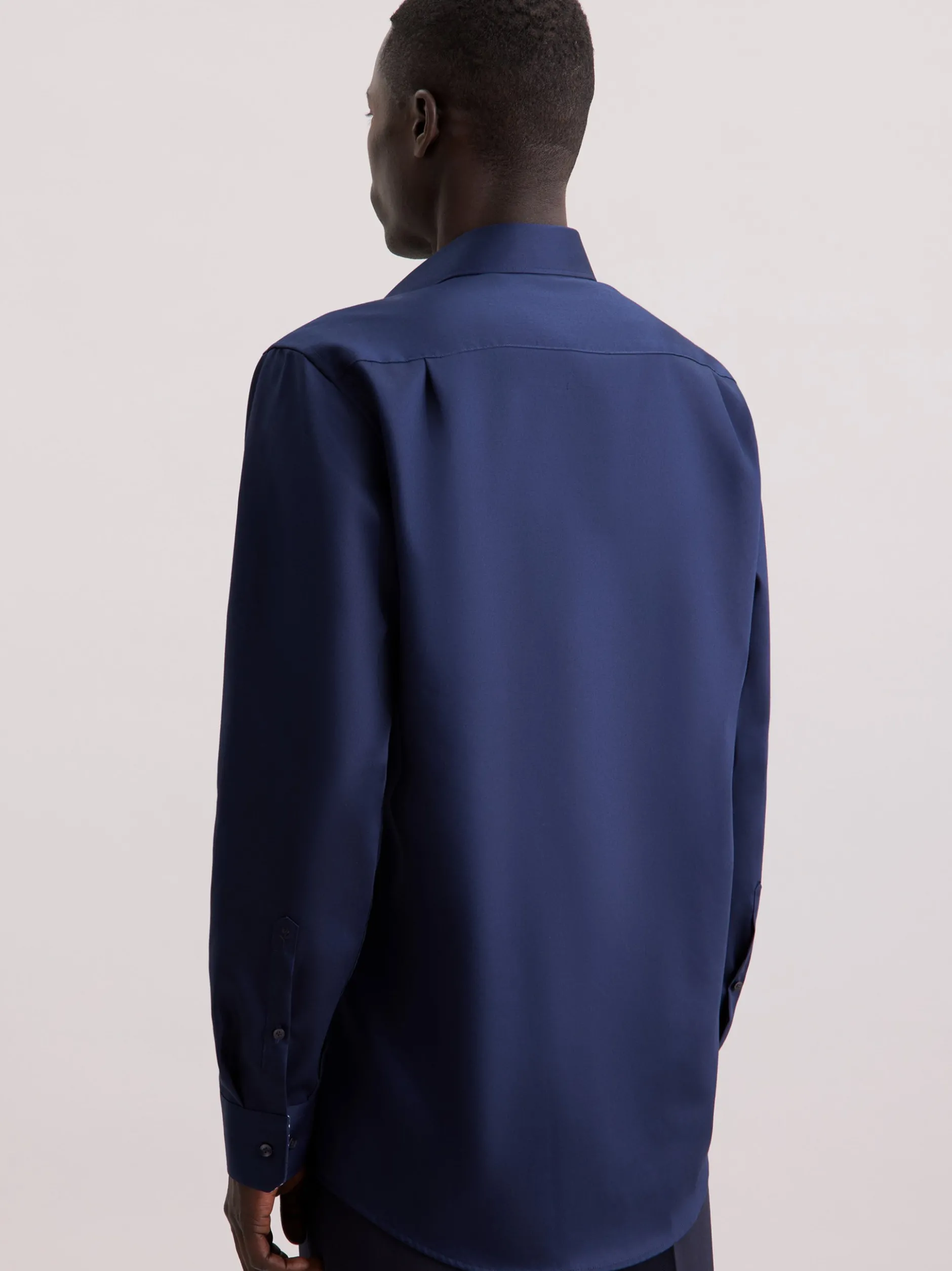 Seidensticker Herren Business Hemd - Regular Fit in blau
