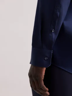 Seidensticker Herren Business Hemd - Regular Fit in blau
