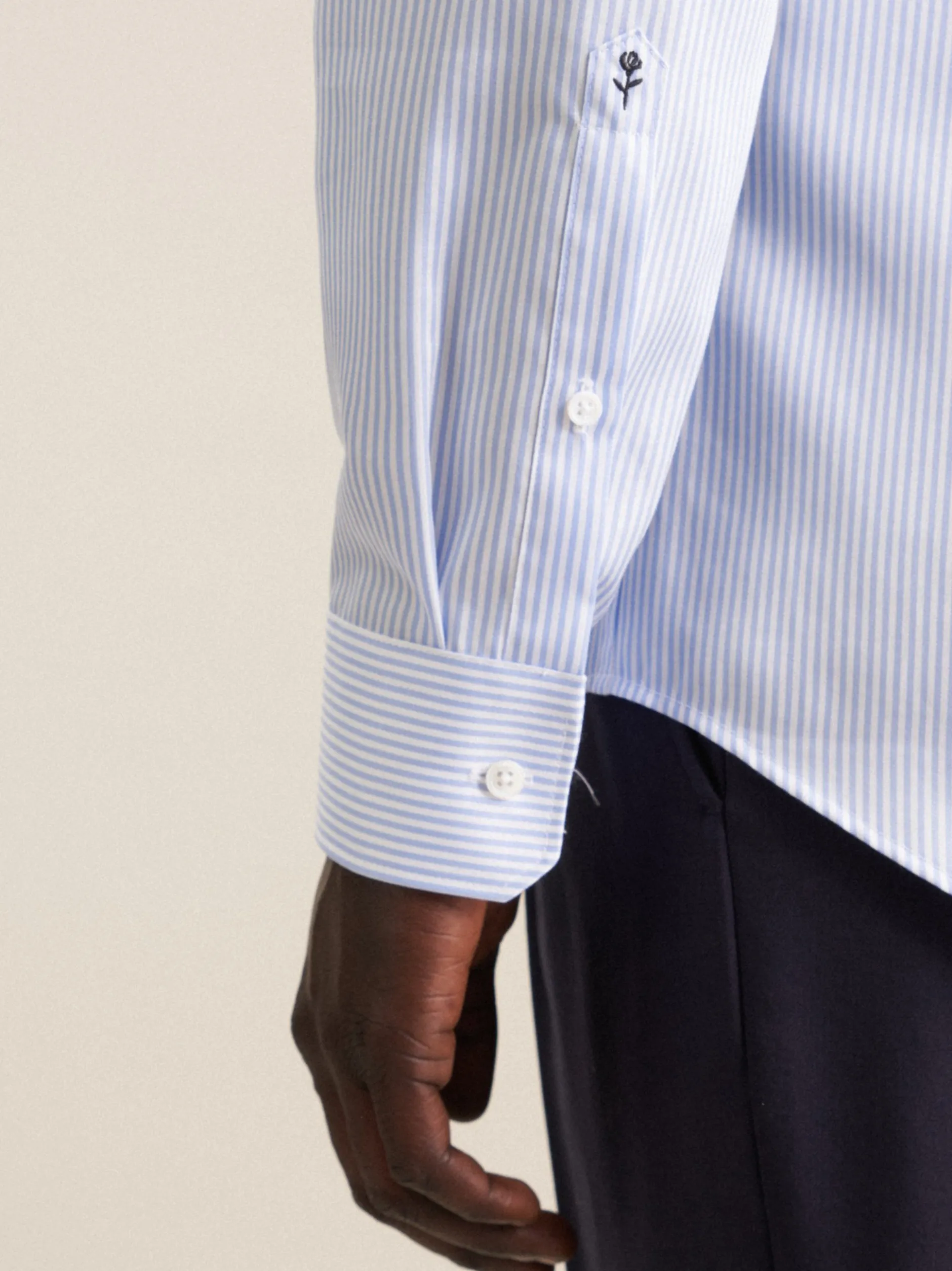 Seidensticker Herren Business Hemd - Slim Fit in hellblau