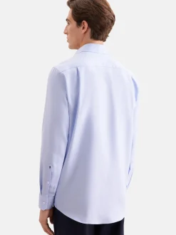 Seidensticker Herren Business Hemd - Regular Fit in hellblau