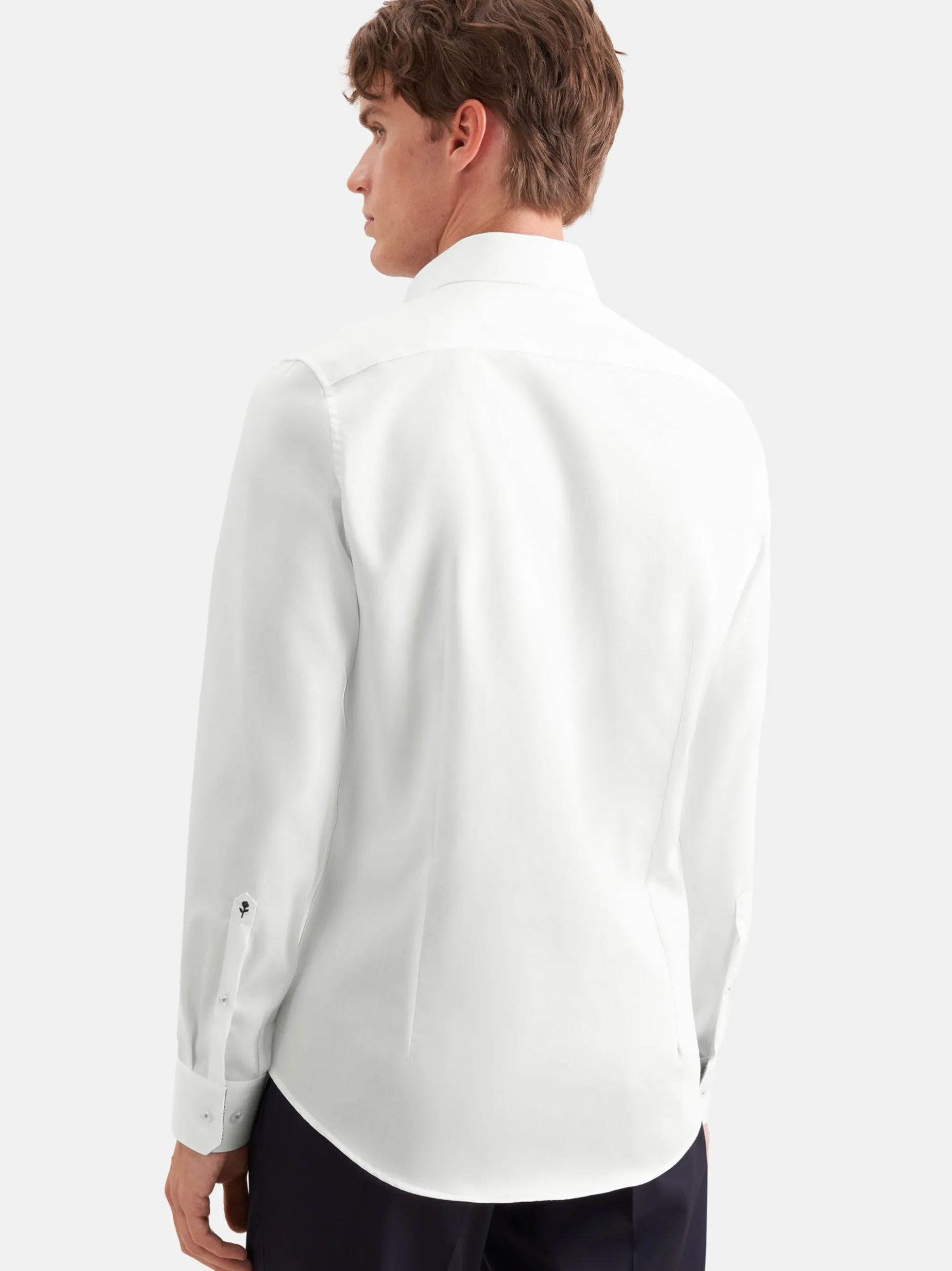 Seidensticker Herren Business Hemd - Slim Fit in weiß