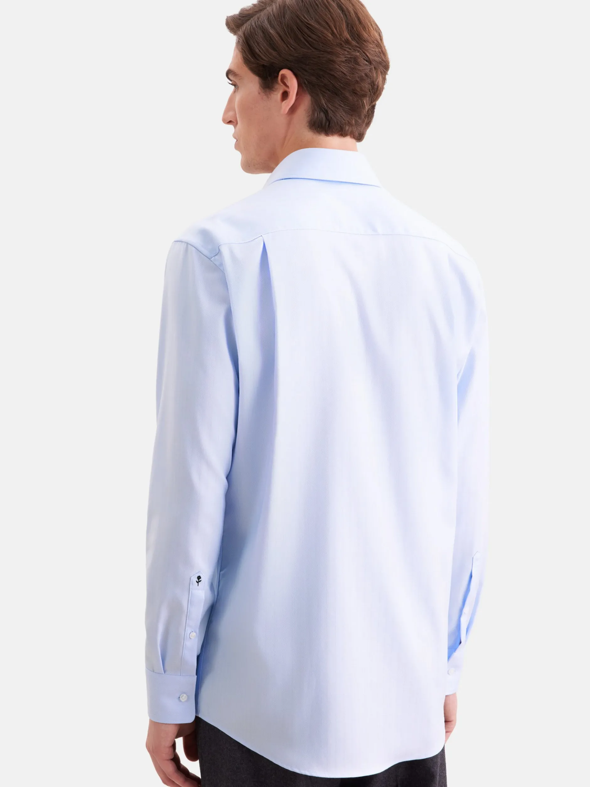 Seidensticker Herren Business Hemd - Regular Fit in hellblau