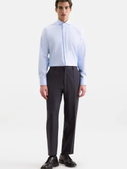 Seidensticker Herren Business Hemd - Regular Fit in hellblau