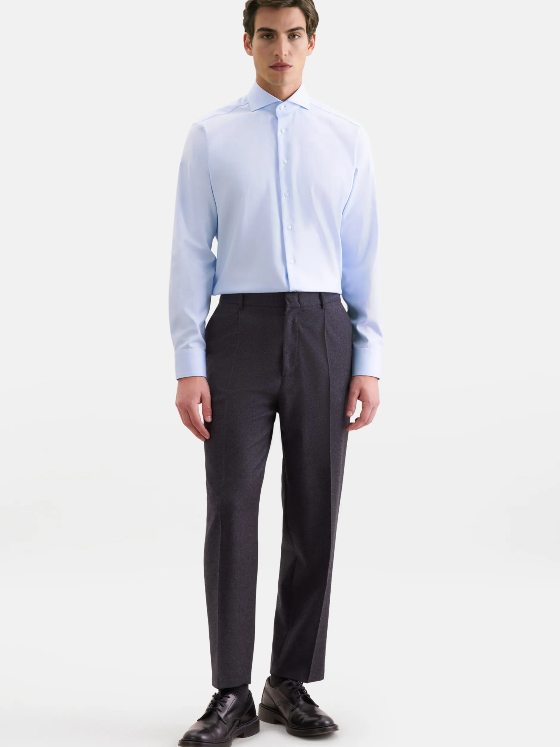 Seidensticker Herren Business Hemd - Regular Fit in hellblau