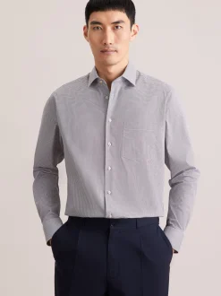 Seidensticker Herren Business Hemd - Regular Fit in grau