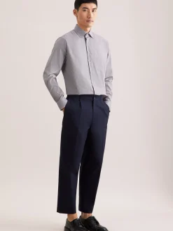 Seidensticker Herren Business Hemd - Regular Fit in grau