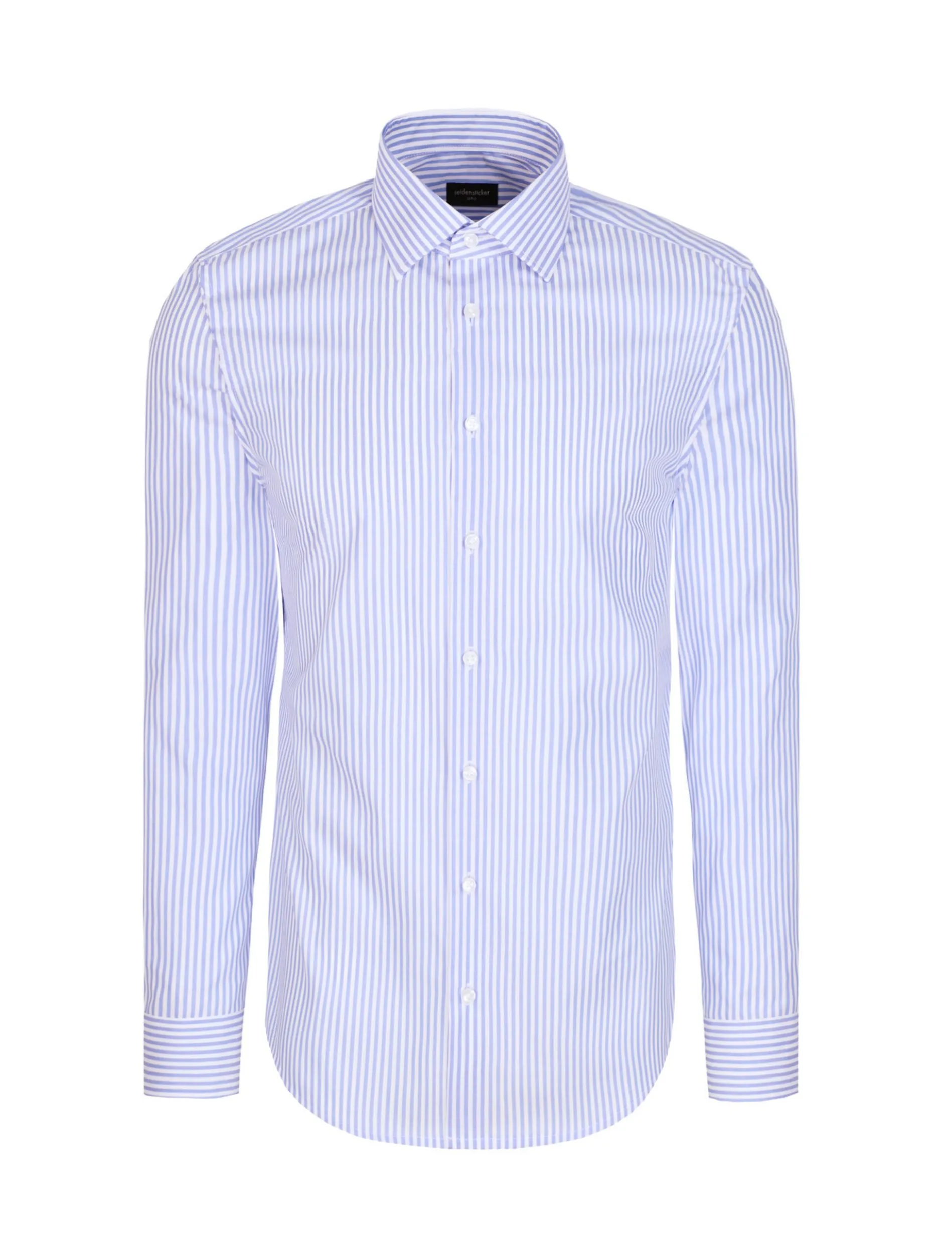 Seidensticker Herren Business Hemd - Slim Fit in blau