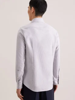 Seidensticker Herren Business Hemd - Shaped Fit in grau