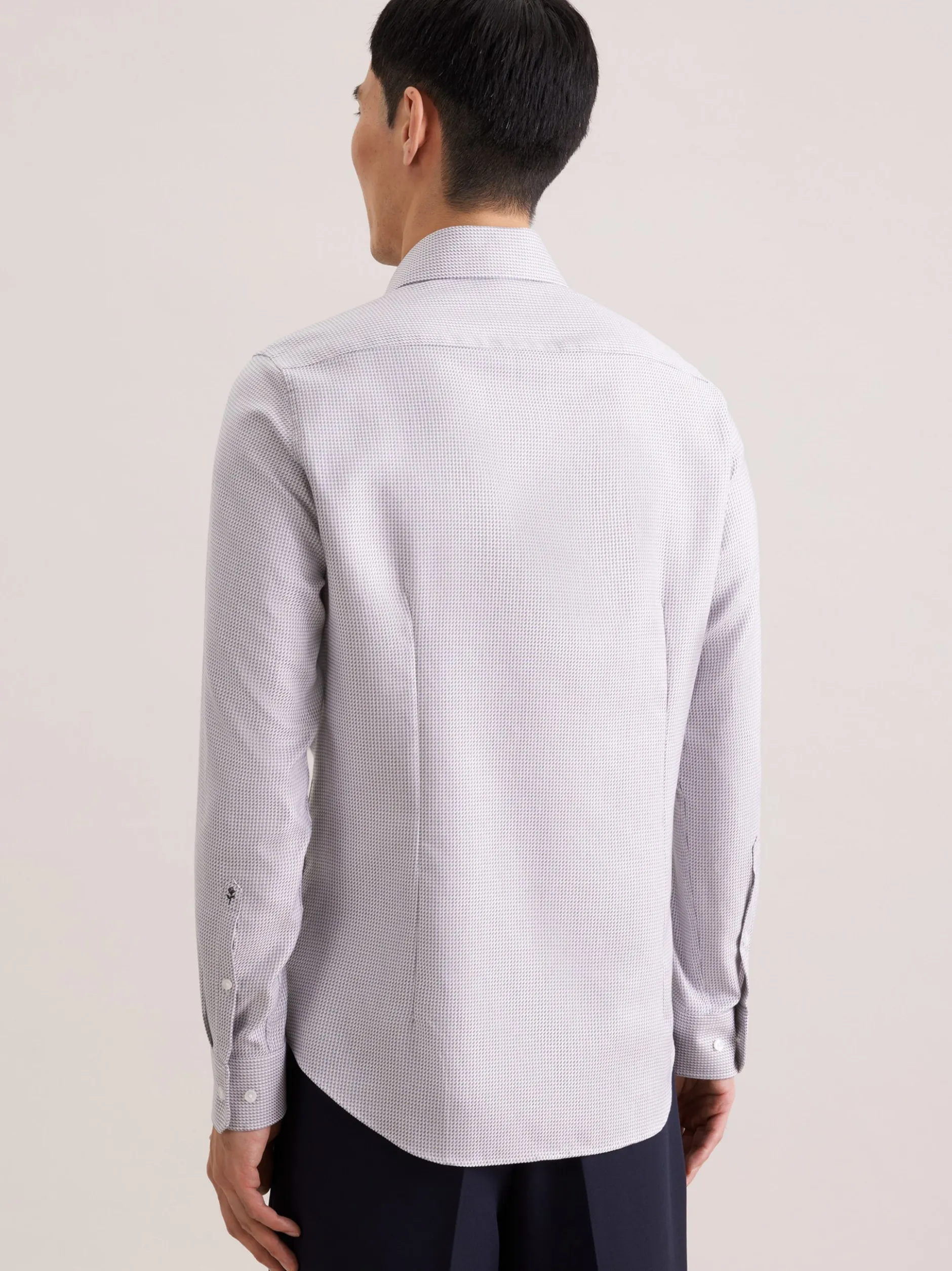 Seidensticker Herren Business Hemd - Shaped Fit in grau