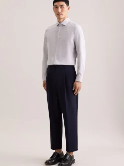 Seidensticker Herren Business Hemd - Shaped Fit in grau