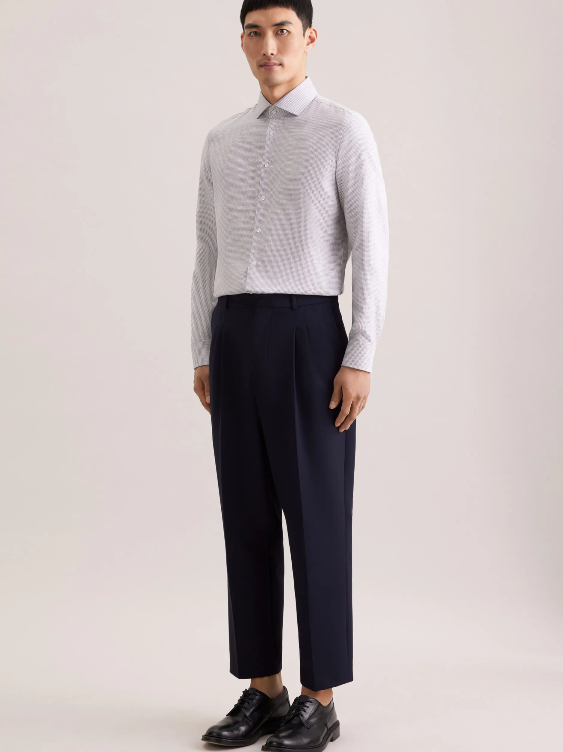 Seidensticker Herren Business Hemd - Shaped Fit in grau