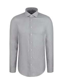 Seidensticker Herren Business Hemd - Shaped Fit in grau